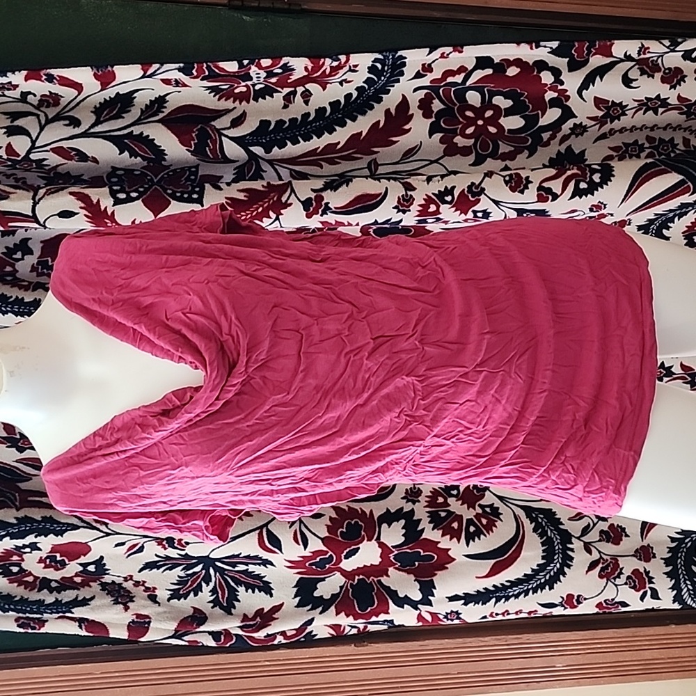 Drape front t shirt